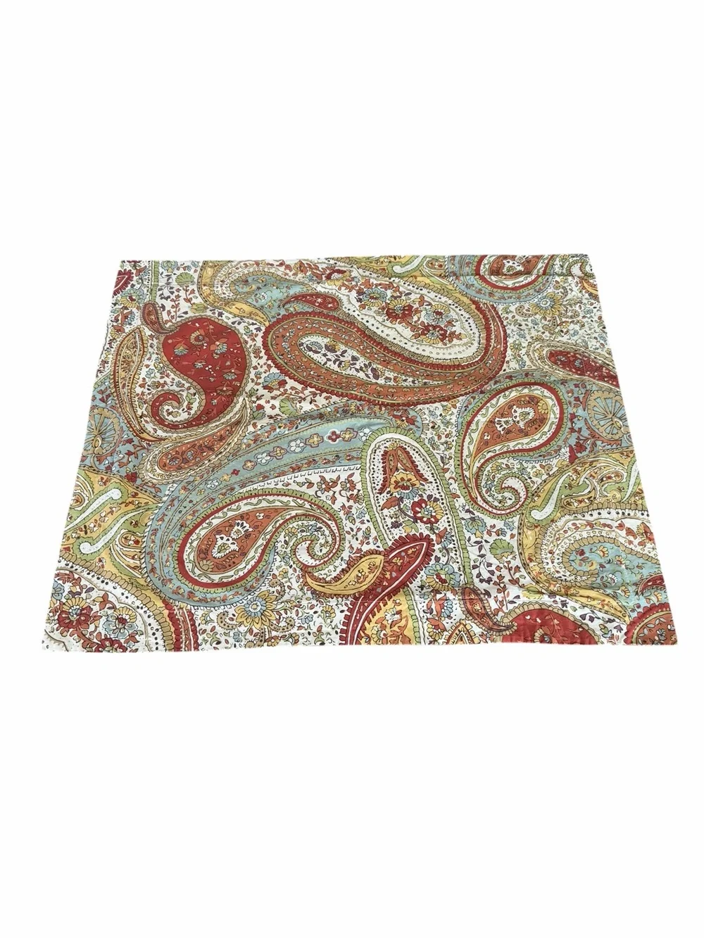 Pottery Barn Harper Paisley 3-Piece Organic Cotton Duvet Cover Set F/Q GUC